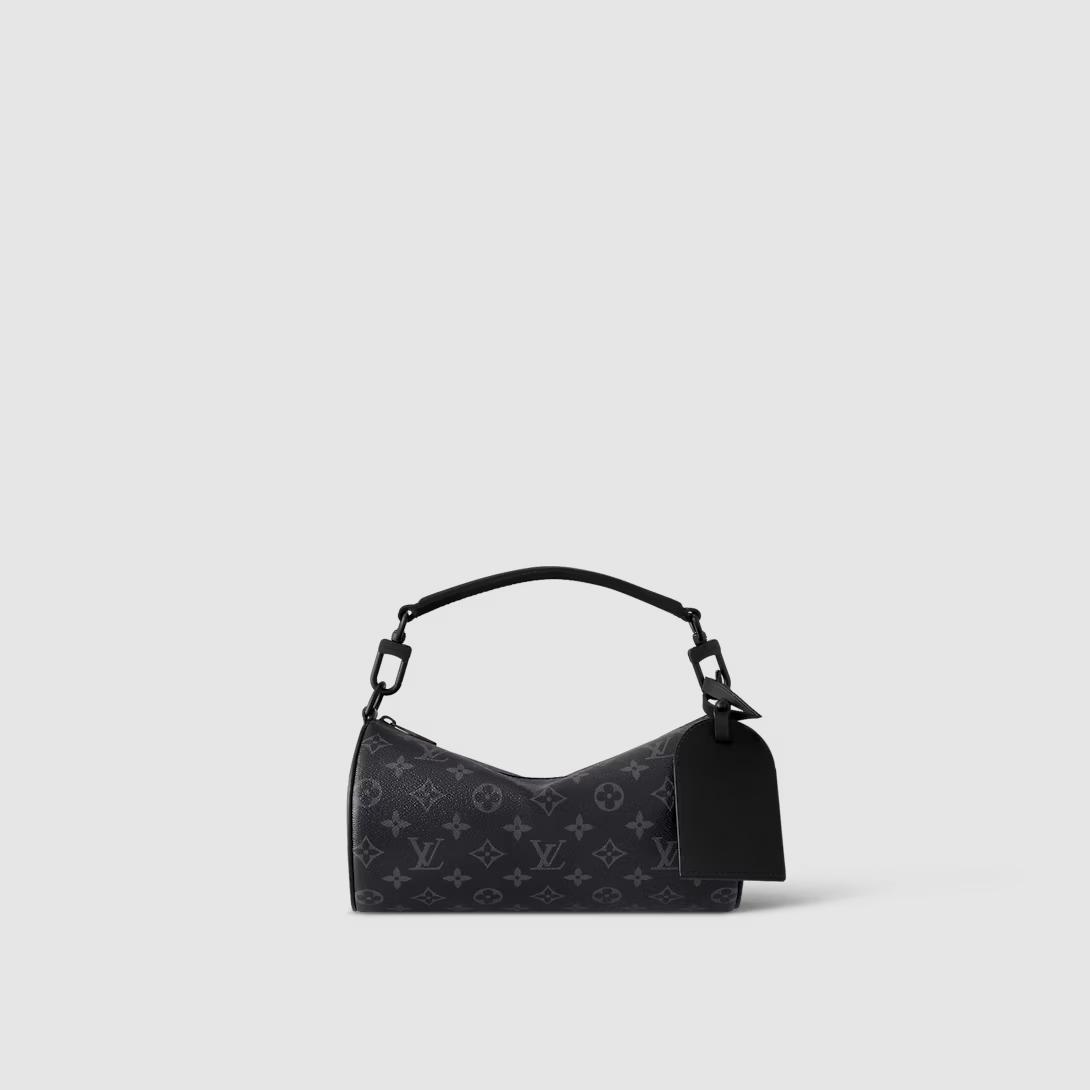 Túi Louis Vuitton Soft Polochon Pm Monogram Eclipse Nam Đen